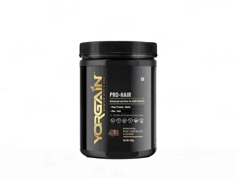 Yorgain Pro - Hair Advanced Nutrition Powder - Rich Chocolate Flavour - Atomic Pharmacy - Scalp Solution