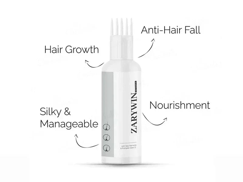 Zarywin Hair Growth Oil + Zarywin Forte Tablet (PACK OF 2) - Atomic Pharmacy