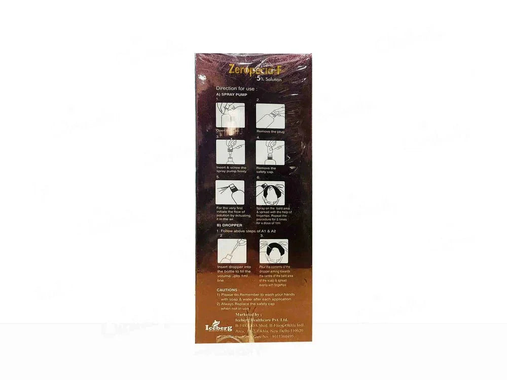 Zeropecia F 5% Topical Solution - Atomic Pharmacy