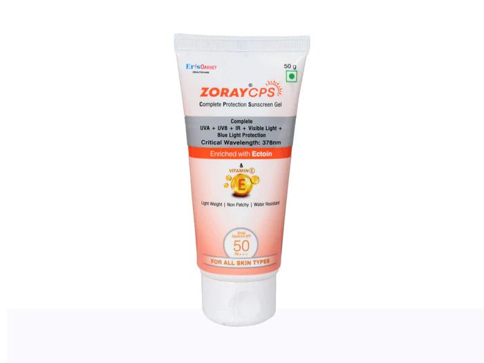 Zoray CPS Complete Protection Sunscreen Gel SPF 50 PA+++ - Atomic Pharmacy - 